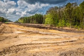 Construction of a new highway S6, Goleniow, Poland
